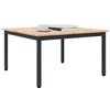 Image de vidaXL Table Basse Naturel 80 x 80 x 45 cm Bois de pin Massif, Salon, Design carré, Approche Minimaliste, Matériaux durables, Élégance Simple, pour Tous Les espaces, Qualité