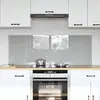 Image de vidaXL Protection de cuisine 2 pcs Gris clair 70 x 50 cm verre trempé