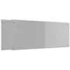 Image de vidaXL Protection de cuisine 2 pcs Gris clair 100 x 40 cm verre trempé, Cuisine, idées de design moderne pour petits espaces, agencements efficaces, déco stylée et accessoires pratiques pour transform