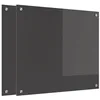 Image de vidaXL Crédence de cuisine 2 pc Gris foncé 70 x 60 cm verre trempé