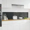 Image de vidaXL Protection de cuisine 2 pcs Gris foncé 90 x 40 cm verre trempé