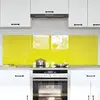 Image de vidaXL Protection de cuisine 2 pcs Jaune 80 x 50 cm verre trempé