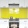 Image de vidaXL Protection de cuisine 2 pcs Jaune 80 x 60 cm verre trempé