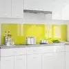 Image de vidaXL Protection de cuisine 2 pcs Jaune 100 x 50 cm verre trempé