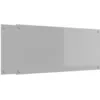 Image de vidaXL Protection de Cuisine 2 pcs Gris Clair 110 x 50 cm Verre trempé, Créez Un Style Moderne, dosseret en Verre trempé, Garde-Splash rectangulaire, protège Mur pour Cuisiner