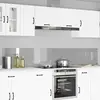 Image de vidaXL Protection de cuisine 2 pcs Gris clair 120 x 40 cm verre trempé