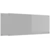 Image de vidaXL Protection de Cuisine 2 pcs Gris Clair 120 x 50 cm Verre trempé, Créez Un Style Moderne, dosseret en Verre trempé, Garde-Splash rectangulaire, protège Mur pour Cuisiner