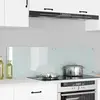 Image de vidaXL Protection de cuisine 2 pcs Blanc 70 x 40 cm verre trempé