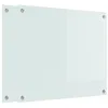 Image de vidaXL Protection de Cuisine 2 pcs Blanc 70 x 60 cm Verre trempé, Design Moderne, Plan de Travail Durable : Dosseret en Verre résistant à la Chaleur, pour Une déco stylée