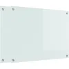Image de vidaXL Protection de Cuisine 2 pcs Blanc 80 x 60 cm Verre trempé, Design Moderne, Plan de Travail Durable : Dosseret en Verre résistant à la Chaleur, pour Une déco stylée