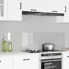 Image de vidaXL Protection de cuisine 2 pcs Transparent 80 x 40 cm verre trempé