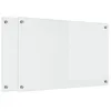 Image de vidaXL Protection de Cuisine 2 pcs Transparent 80 x 50 cm Verre trempé, Design Moderne, Plan de Travail Durable : Dosseret en Verre résistant à la Chaleur, pour Une déco stylée
