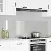 Image de vidaXL Protection de cuisine 2 pcs Transparent 80 x 50 cm verre trempé