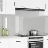 Image de vidaXL Protection de cuisine 2 pcs Transparent 80 x 60 cm verre trempé