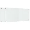 Image de vidaXL Protection de Cuisine 2 pcs Transparent 90 x 40 cm Verre trempé, Design Moderne, Plan de Travail Durable : Dosseret en Verre résistant à la Chaleur, pour Une déco stylée