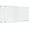 Image de vidaXL Protection de Cuisine 2 pcs Transparent 90 x 50 cm Verre trempé, Design Moderne, Plan de Travail Durable : Dosseret en Verre résistant à la Chaleur, pour Une déco stylée