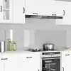 Image de vidaXL Protection de cuisine 2 pcs Transparent 90 x 50 cm verre trempé