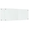 Image de vidaXL Protection de Cuisine 2 pcs Transparent 100 x 40 cm, Design Moderne, Plan de Travail Durable : Dosseret en Verre résistant à la Chaleur, pour Une déco stylée