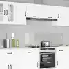 Image de vidaXL Protection de cuisine 2 pcs Transparent 100 x 40 cm