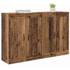 Image de vidaXL Meuble Mural 2 pc Bois Ancien 69,5 x 34 x 90 cm
