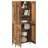Image de vidaXL Haut Armoire 2 pc Bois Ancien 69,5 x 34 x 180 cm