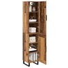 Image de vidaXL Haut Armoire Bois Ancien 34,5 x 34 x 180 cm Bois d'ingénierie