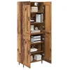 Image de vidaXL Haut Armoire 2 pcs Bois Ancien Bois d'ingénierie, Meuble de Rangement Moderne, Armoire rectangulaire pour Salon, Espace Ample, Design stylé