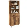 Image de vidaXL Haut Armoire Bois Ancien 69,5 x 34 x 180 cm Bois d'ingénierie, Buffet Contemporain, rectangulaire, Solide, rangements Modernes, Pratique pour la Salle à Manger, Style Fonctionnel