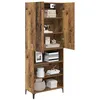 Image de vidaXL Haut Armoire Bois Ancien 69,5 x 34 x 180 cm Bois d'ingénierie, Salon, Solutions de Rangement Modernes, Étagère Murale, Cabinet Élégant, Unité Gain de Place, Décor Épuré