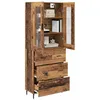 Image de vidaXL Haut Armoire 2 pc Bois Ancien 69,5 x 34 x 180 cm