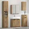 Image de vidaXL Ensemble de mobilier de salle de bain 3 pcs Chêne artisanal
