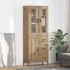 Image de vidaXL Haut Armoire 2 pcs Chêne artisanal Bois d'ingénierie