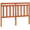 Image de vidaXL Tête de lit avec tête de lit Cire Marron 145,5 x 100 cm, Tête de lit Moderne en Bois de pin, Accessoire de Chambre au Style Minimaliste et Design Durable pour la déco intérieure