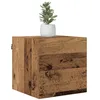 Image de vidaXL Meuble TV Bois Ancien 30,5 x 30 x 30 cm Bois d'ingénierie, Meuble TV Moderne, Petit Rangement Rectangulaire, Organisateur de Salon, Cabinet TV Pratique, Centre de Divertissement