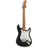 Image de Fazley Sunset Series Dawn HSS 3/4 Black guitare électrique pour enfant avec housse