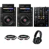 Image de AlphaTheta CDJ-3000X pack débutant lecteurs multimédia DJ vec table de mixage Pioneer DJ DJM-450