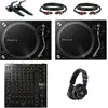 Image de Pioneer DJ PLX-500 pack débutant platine vinyle DJ avec table de mixage Pioneer DJ DJM-V10