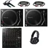 Image de Pioneer DJ PLX-500 pack débutant platine vinyle DJ avec table de mixage Pioneer DJ DJM-V10-LF