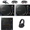Image de Pioneer DJ PLX-1000 pack débutant platine vinyle DJ avec table de mixage Pioneer DJ DJM-A9
