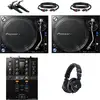 Image de Pioneer DJ PLX-1000 Pack débutant platine vinyle DJ avec table de mixage Pioneer DJ DJM-250MK2