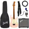 Image de JET Guitars JS-300 Mini Pink pack débutant guitare électrique