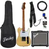 Image de JET Guitars JT-300 Blonde pack débutant guitare électrique
