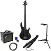 Image de ESP LTD B-10 Kit Black Satin kit de démarrage pour guitare basse électrique