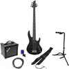 Image de ESP LTD B-15 Kit Black Satin Kit de démarrage pour guitare basse électrique à 5 cordes