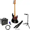 Image de JET Guitars JJB-300 Black Pack Débutant Basse Électrique
