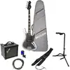 Image de Mooer MBJ412 Dark Silver Pack Débutant Basse Électrique