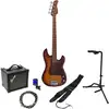 Image de Sire Marcus Miller P5-4 Alder Tobacco Sunburst Pack Débutant Basse Électrique