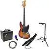 Image de Sire Marcus Miller V3 New Gen 4-String Tobacco Sunburst Pack Débutant Basse Électrique
