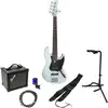 Image de Sire Marcus Miller V3-5 2nd Generation Sonic Blue Pack Débutant Basse Électrique 5 Cordes