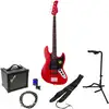 Image de Sire Marcus Miller V3P 4-String Red Satin Pack Débutant Basse Électrique